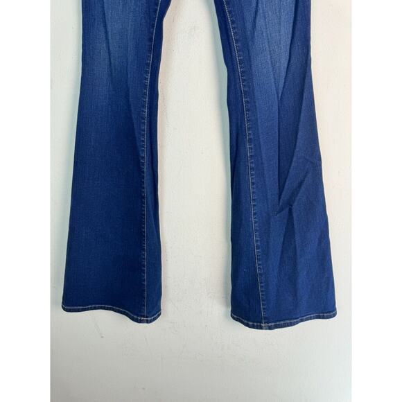 Frame Le High Flare Jeans In Dark Women’s Size 28 - Picture 3 of 15